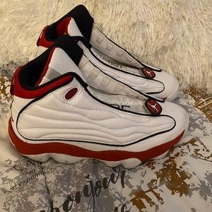 Jordan Pro Strong 'White Gym Red'